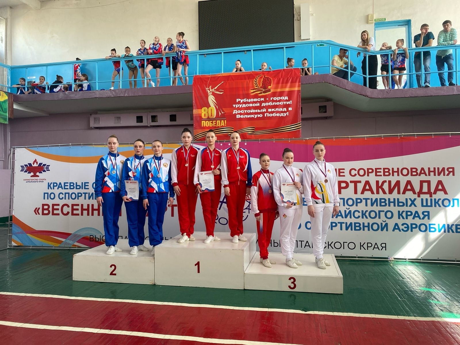 Краевые соревнования по спортивной аэробике «Весенний старт».